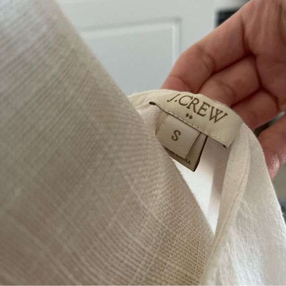 J. Crew White Top Size Small - Picture 3 of 5